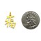14K Yellow Gold Good Luck Symbol Charm Polished Jewelry 20mm x 15mm